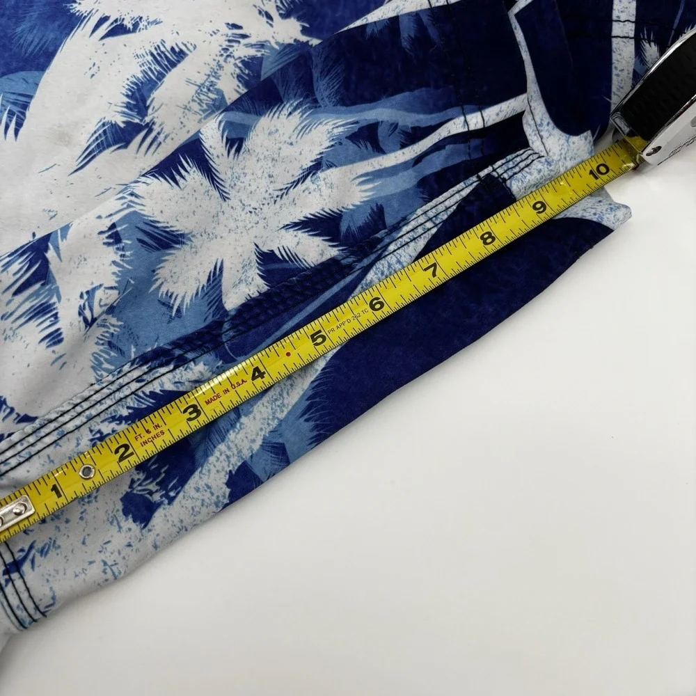 CORONA‎ Extra Mens Swim Board Shorts 34-36Hook Loop Pocket Lined Hawaii Blue